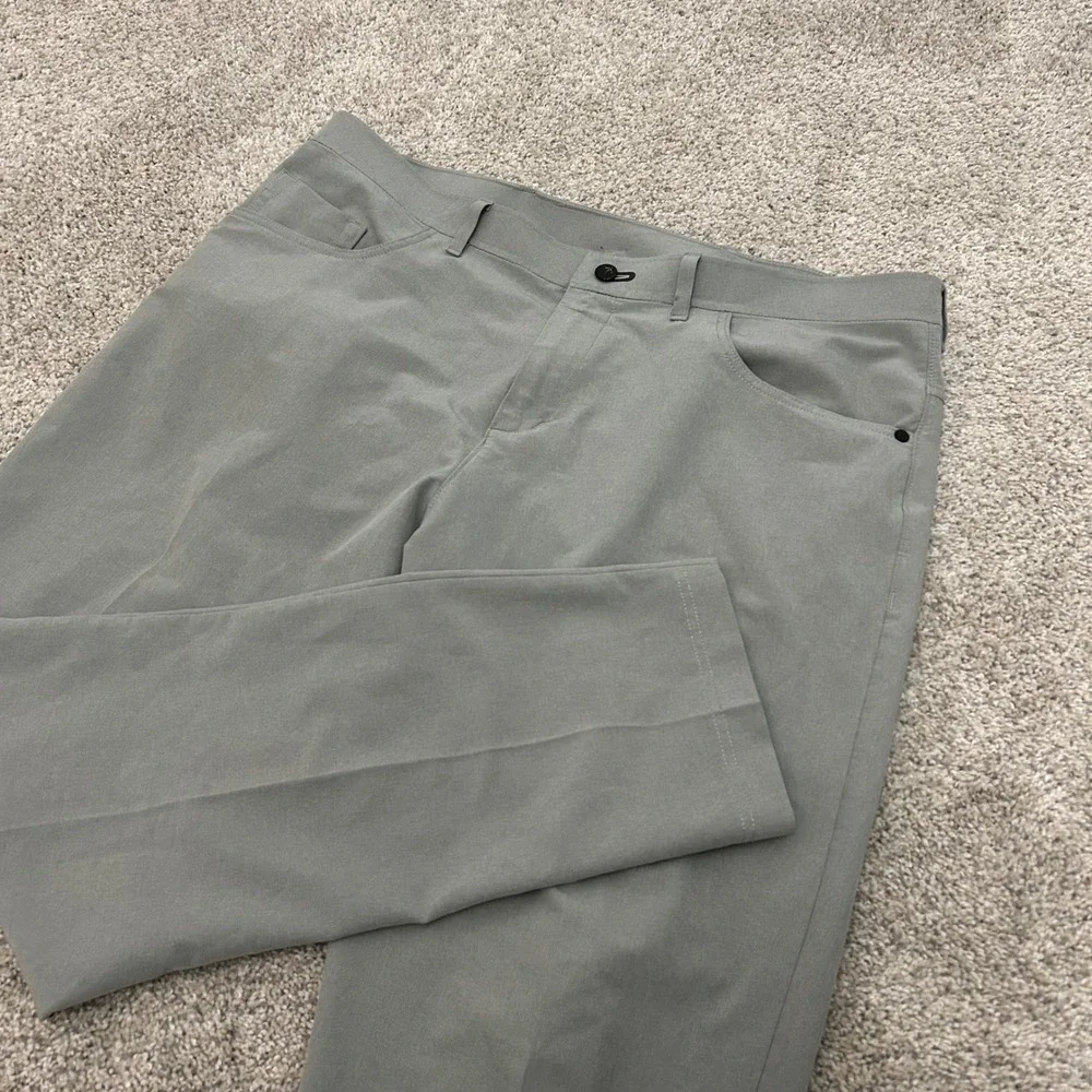 Public Rec Dealmaker Pants 38x32 (Fitts 38X30) Grey Stretch‎ Five-Pocket Chino
